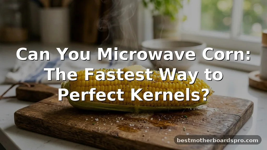 can you microwave corn