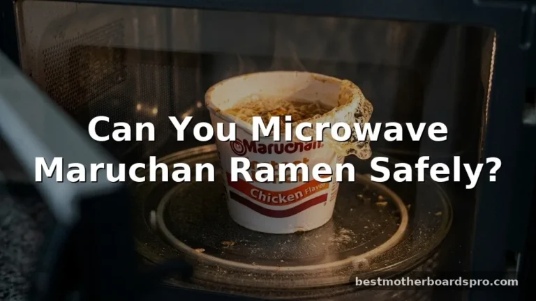 can you microwave maruchan ramen