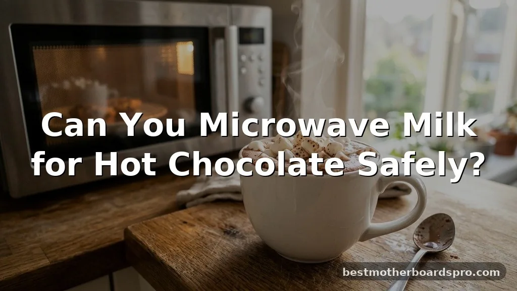 can you microwave milk for hot chocolate