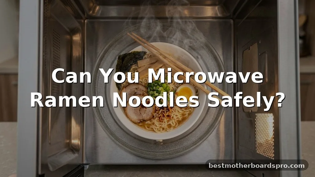 can you microwave ramen noodles