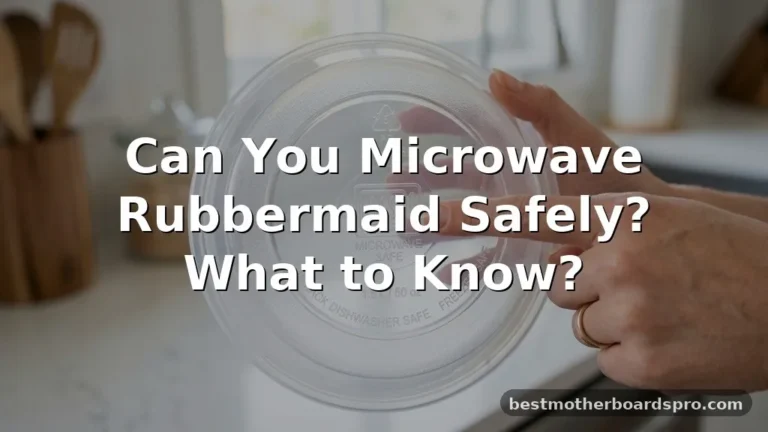 can you microwave rubbermaid