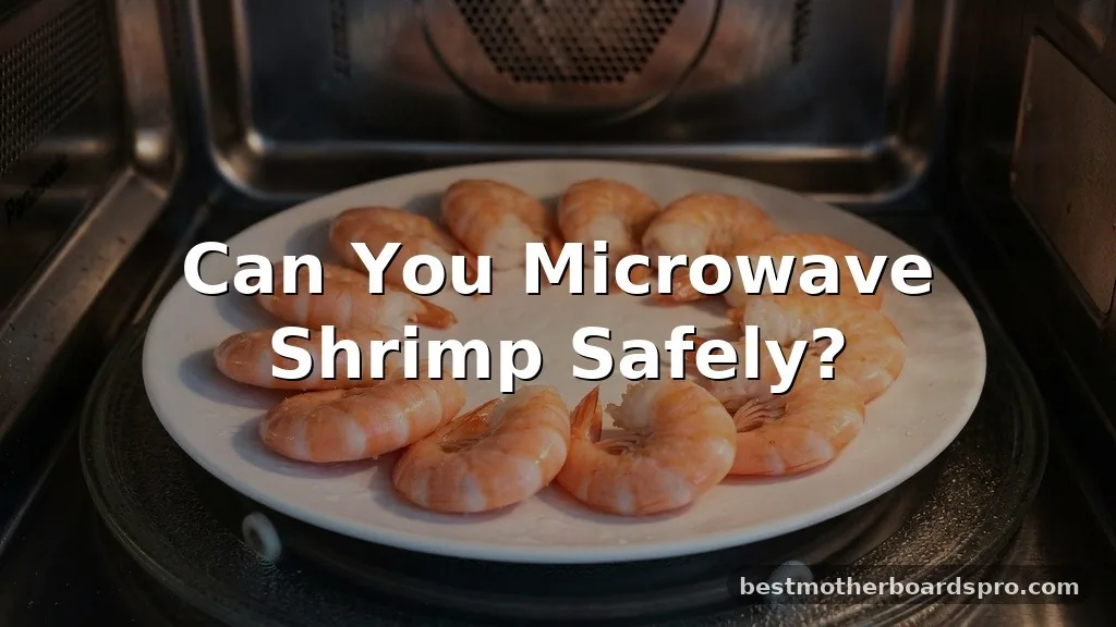 can you microwave shrimp