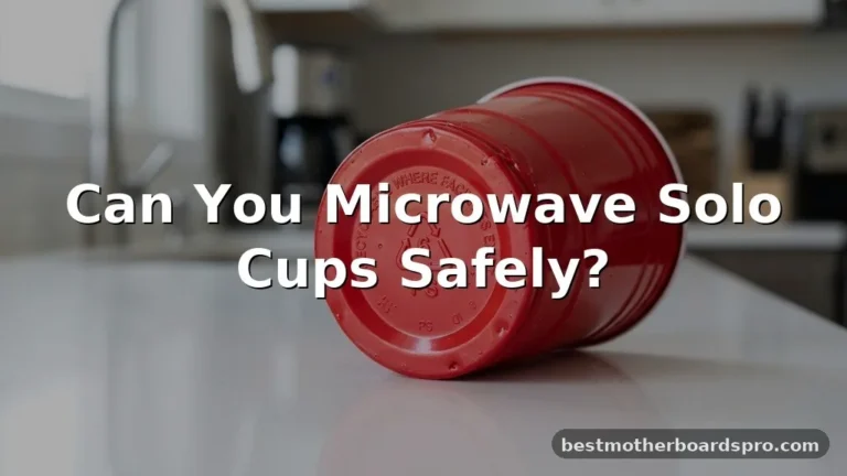 can you microwave solo cups