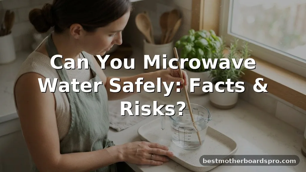 can you microwave water