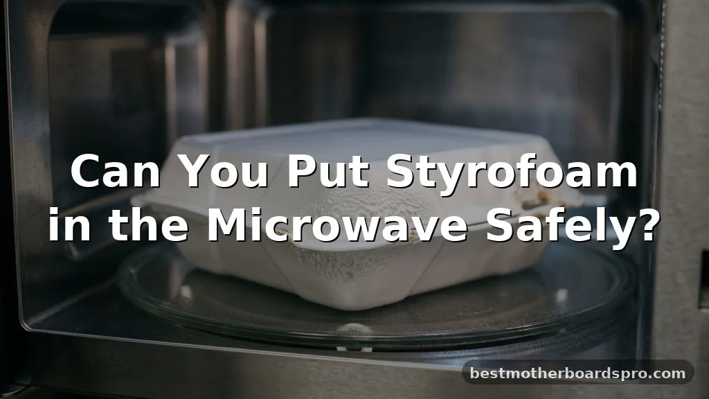 can you out styrofoam in the microwave