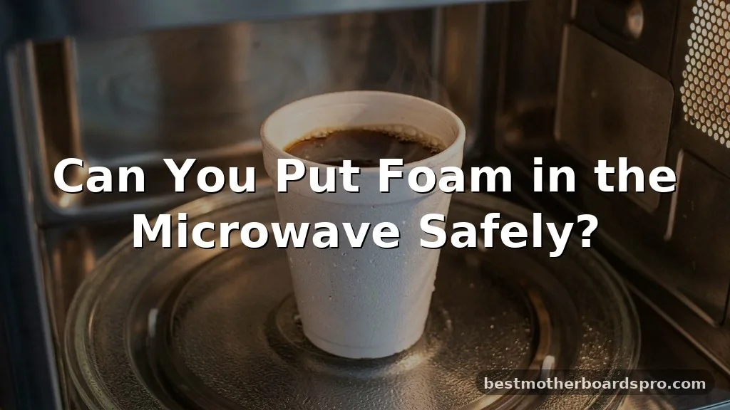 can you put foam in the microwave