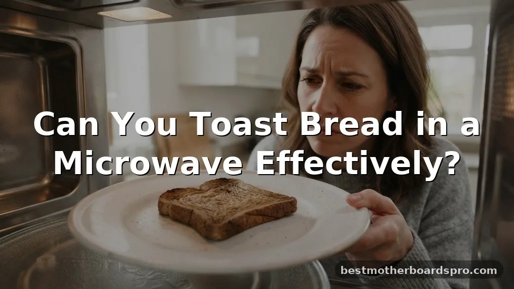 can you toast bread in a microwave