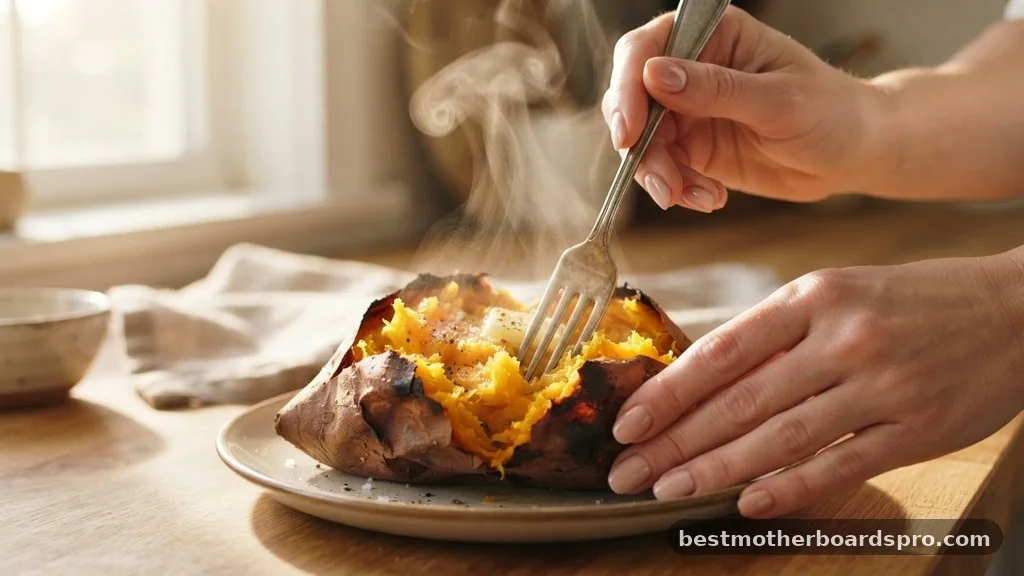 Checking for Doneness - how long to put sweet potato in microwave