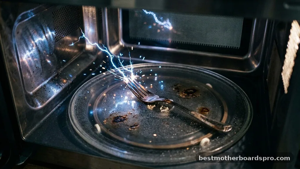 Common Culprits Behind Microwave Arcing - why is my microwave sparking