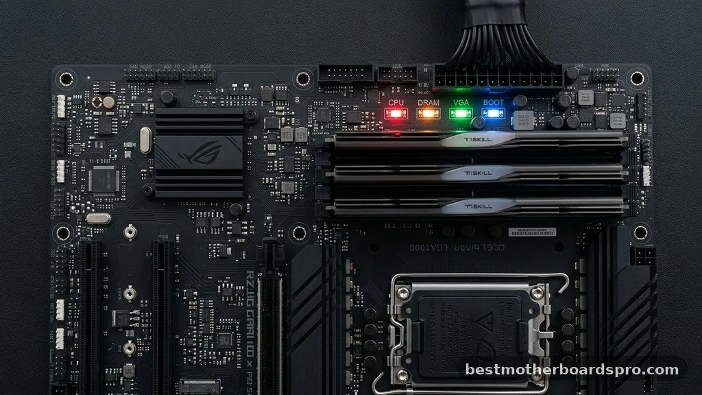 Comparing Common Motherboard Debug Indicators - what does vga mean on motherboard