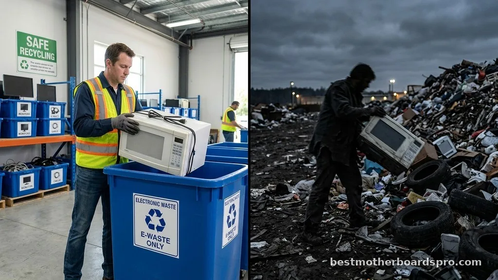 Comparing Disposal Options - can you throw away a microwave
