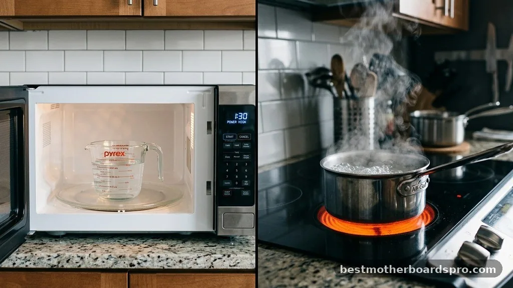 Comparing Heating Methods - can you microwave milk for hot chocolate