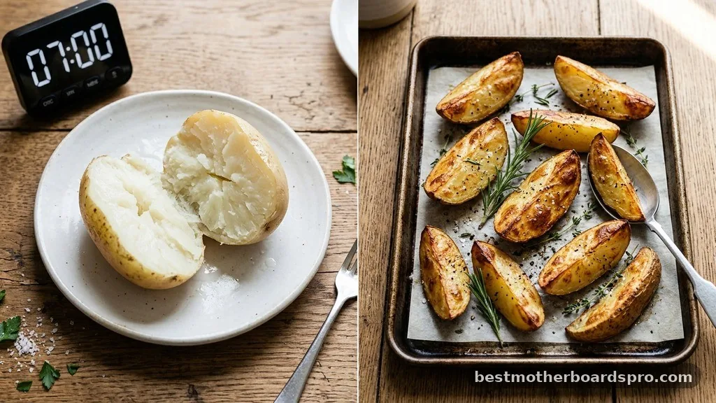 Comparison of Cooking Methods - how long does a baked potato take in the microwave