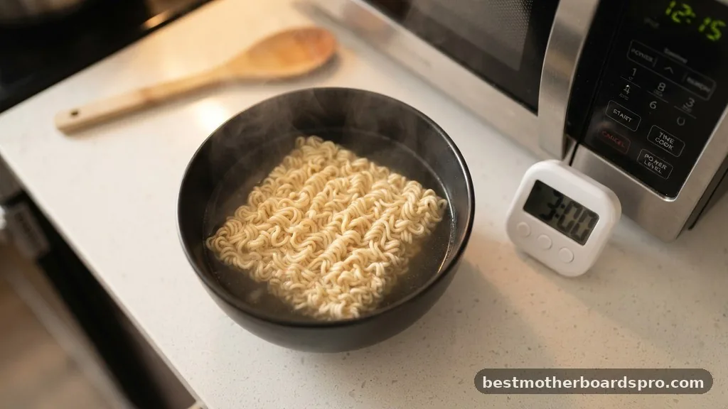Determining the Right Cooking Time - how long to cook ramen noodles in microwave