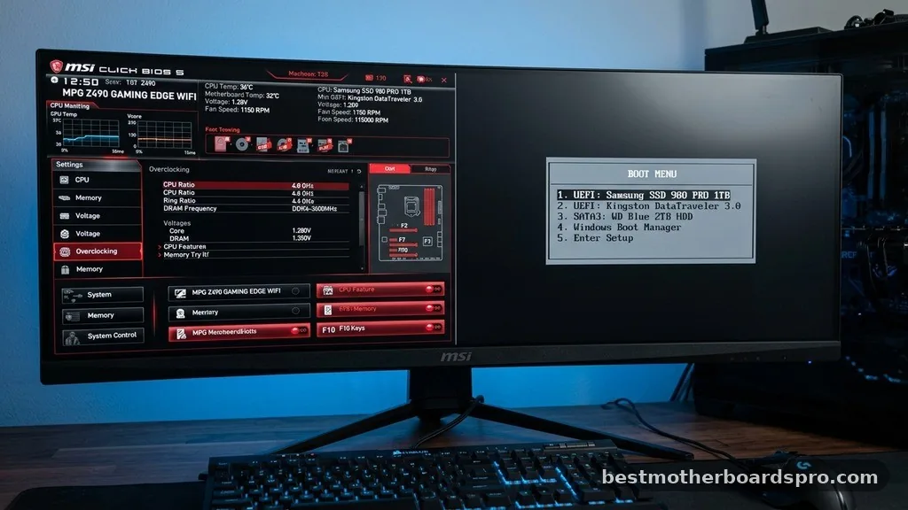 Distinguishing Between BIOS and Boot Menu - how to enter bios on msi motherboard
