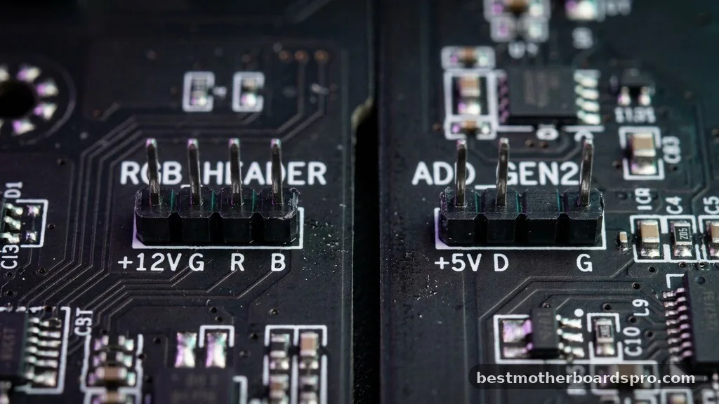 Distinguishing RGB and ARGB Headers - Where to Plug in Case Fans on Motherboard