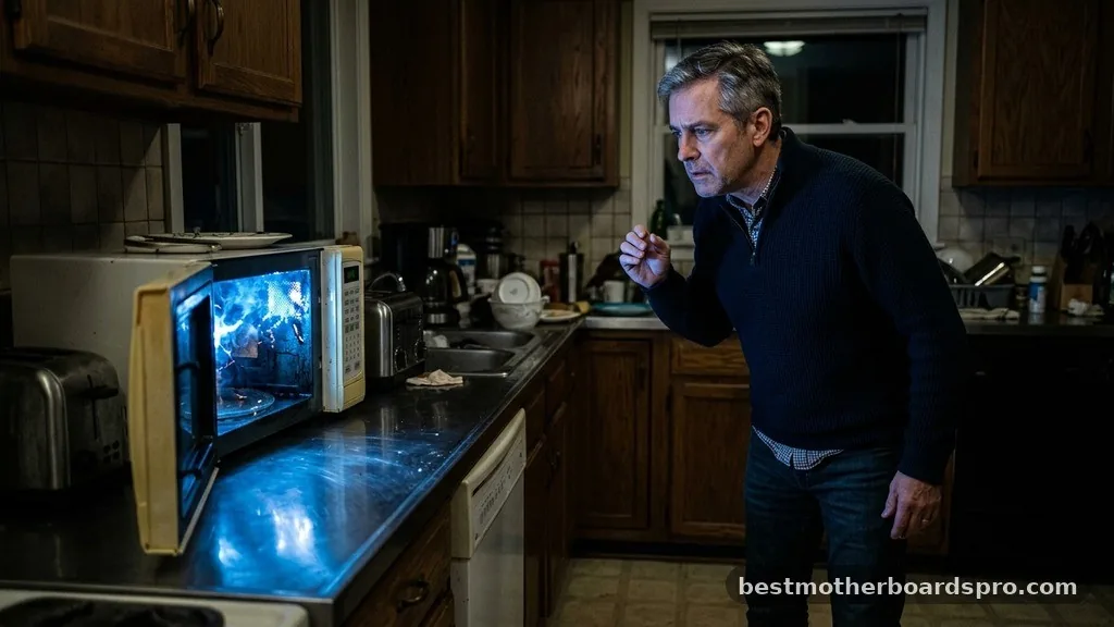 Evaluating the Risks of Operating a Faulty Microwave - microwave turns on when door opens
