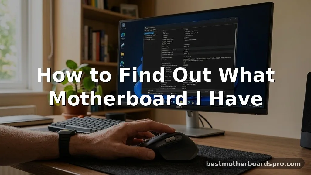 find out what motherboard i have