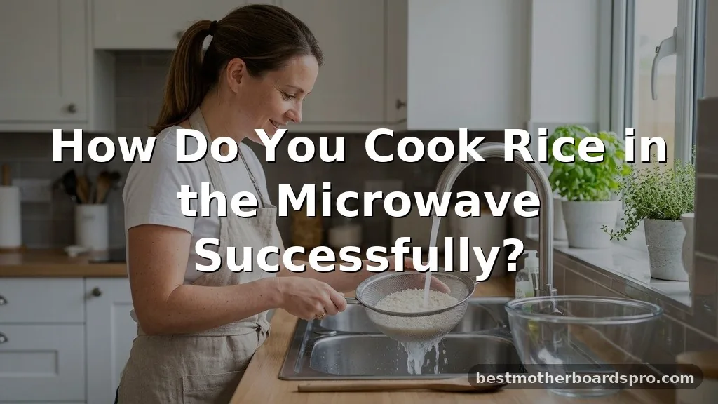 how do you cook rice in the microwave