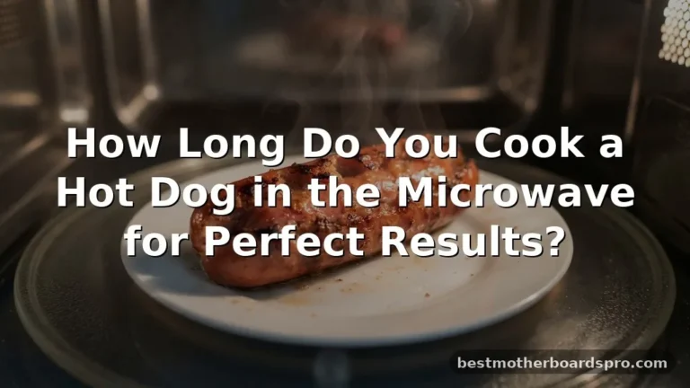 how long do you cook a hot dog in the microwave