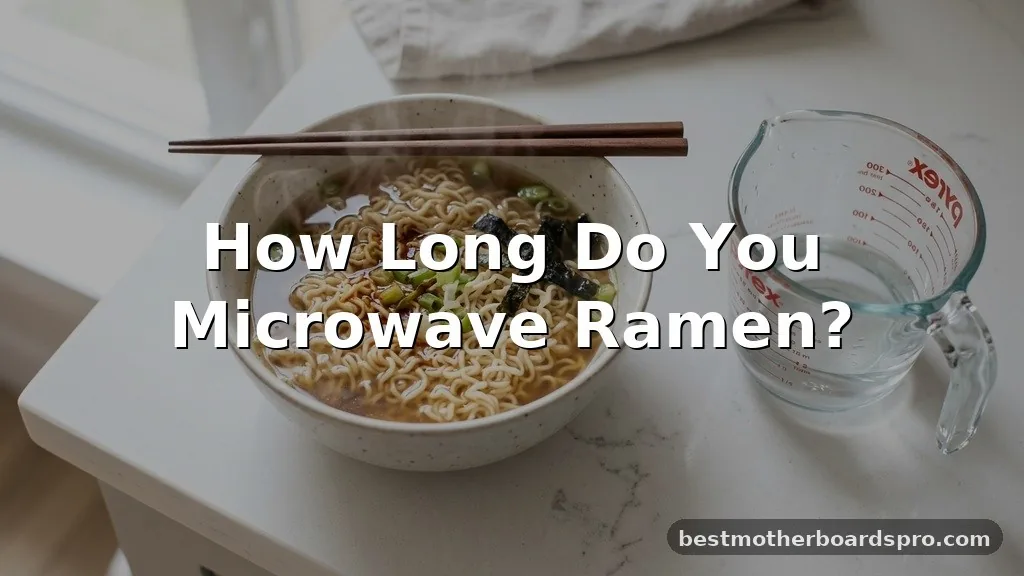 how long do you microwave ramen