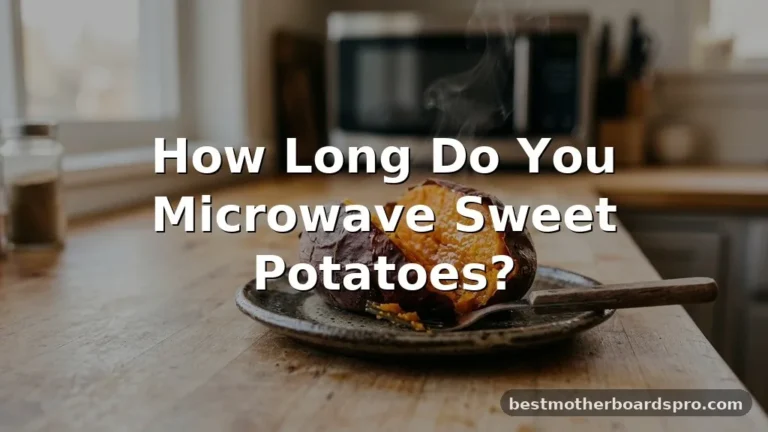 how long do you microwave sweet potatoes