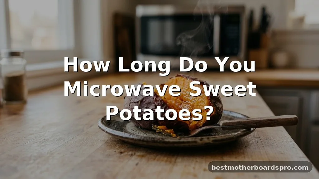 how long do you microwave sweet potatoes