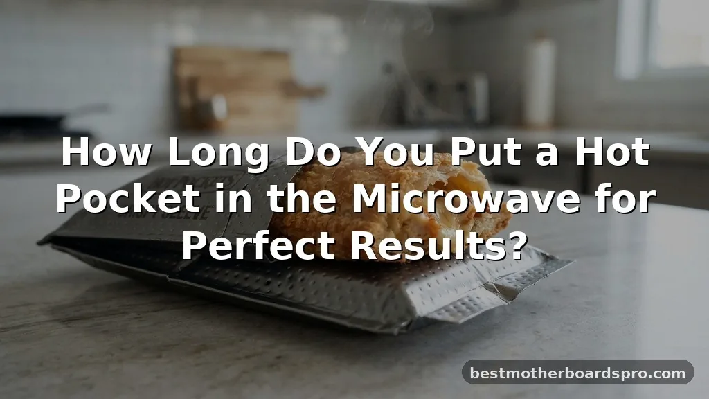 how long do you put a hot pocket in the microwave