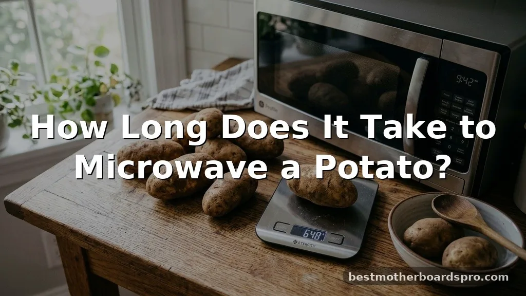 how long does it take to microwave a potato
