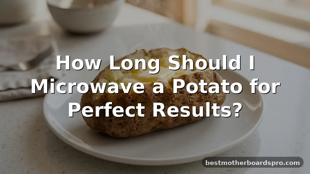 how long should i microwave a potato