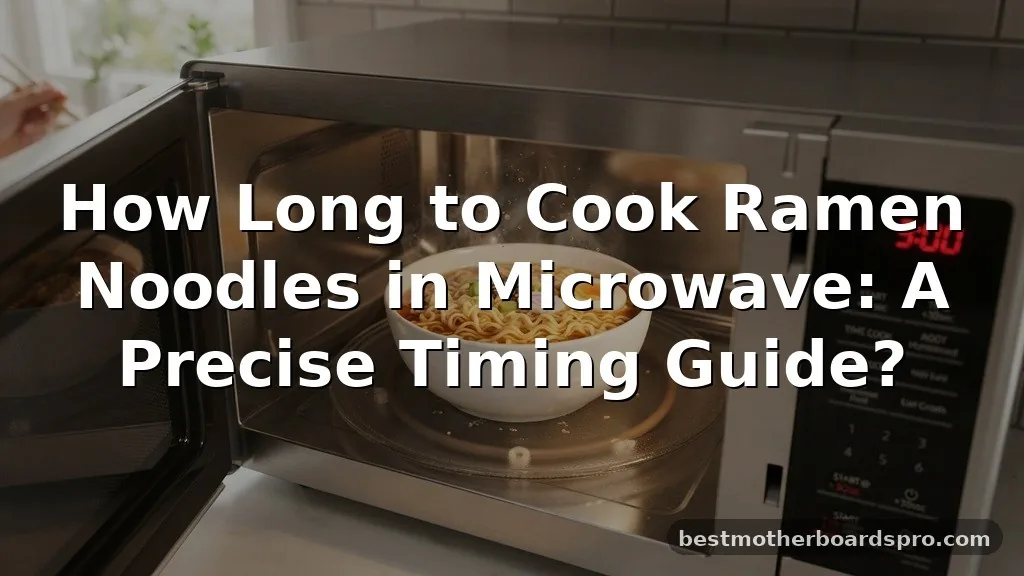 how long to cook ramen noodles in microwave