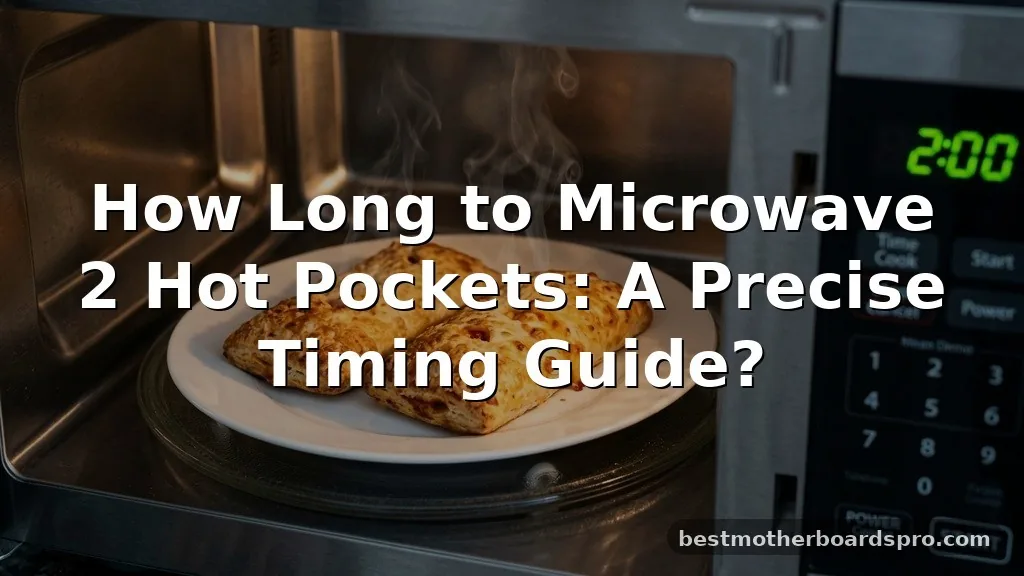 how long to microwave 2 hot pockets