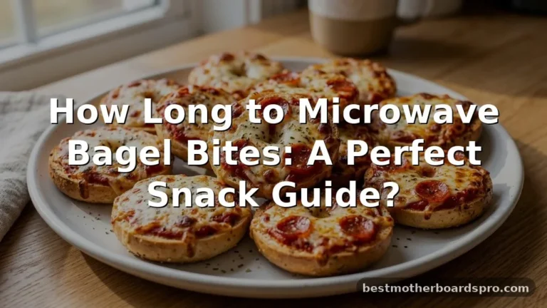 how long to microwave bagel bites