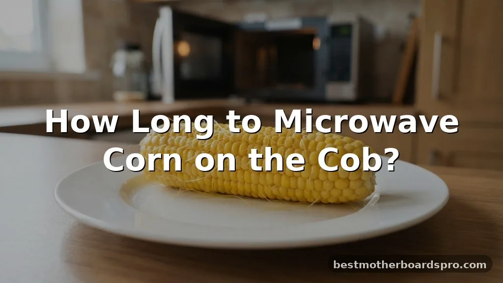 how long to microwave corn on cob