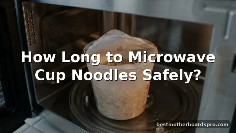 how long to microwave cup noodles