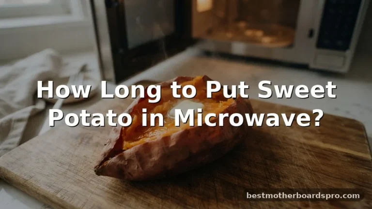 how long to put sweet potato in microwave