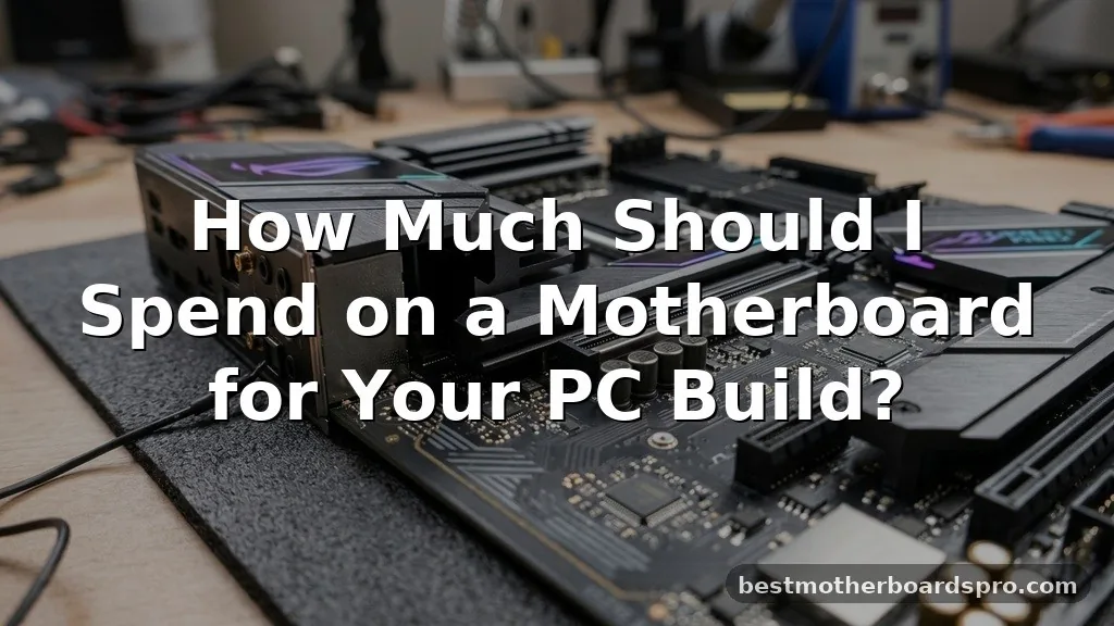 how much should i spend on a motherboard