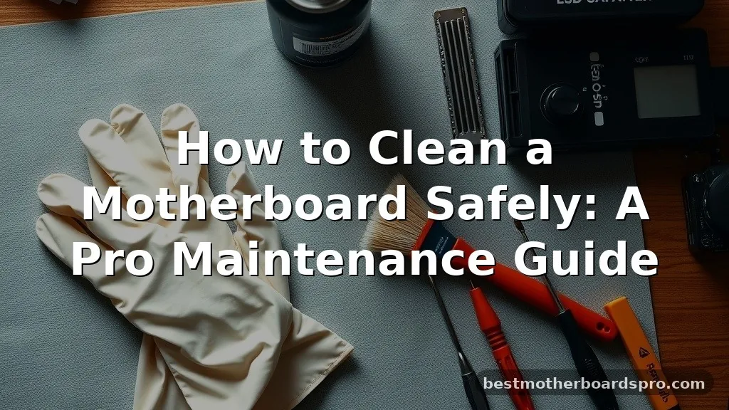 how to clean a motherboard