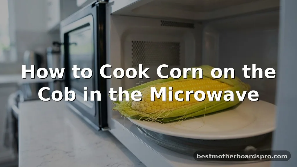 how to cook corn on cob in microwave