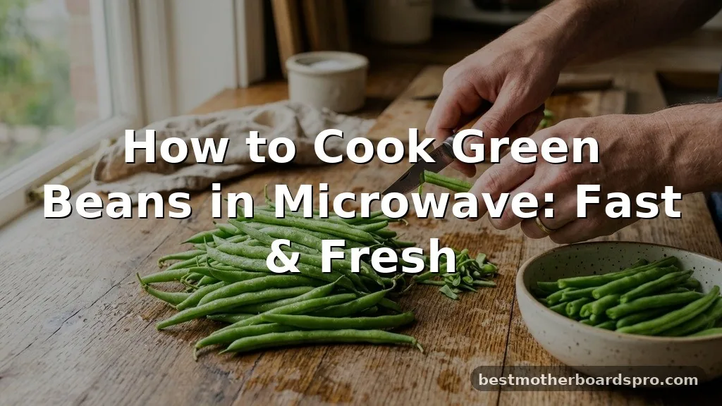 how to cook green beans in microwave