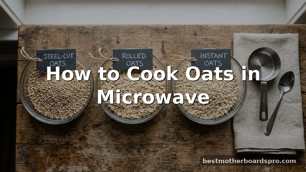 how to cook oats in microwave