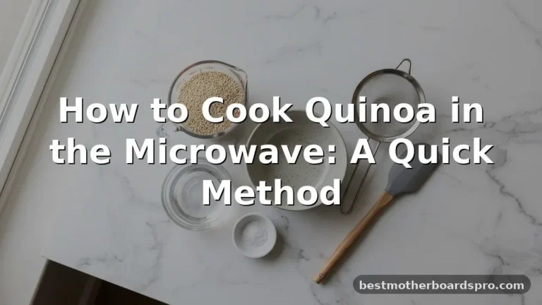 how to cook quinoa in microwave