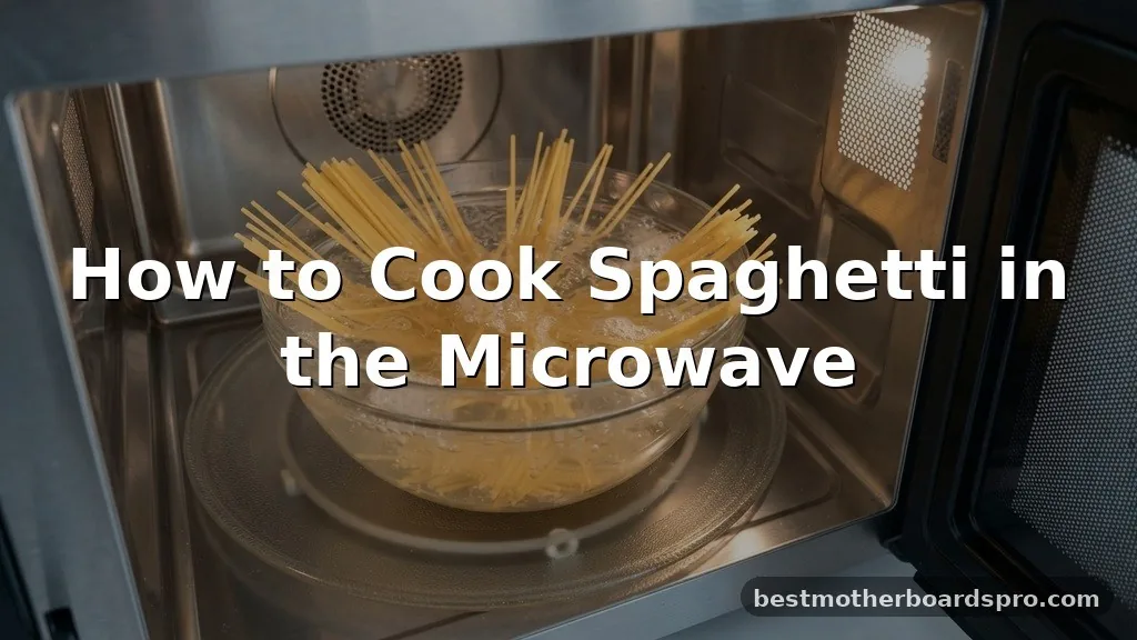 how to cook spaghetti in the microwave