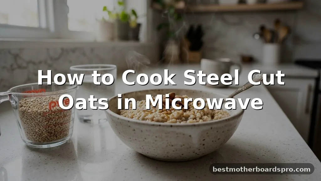 how to cook steel cut oats in microwave