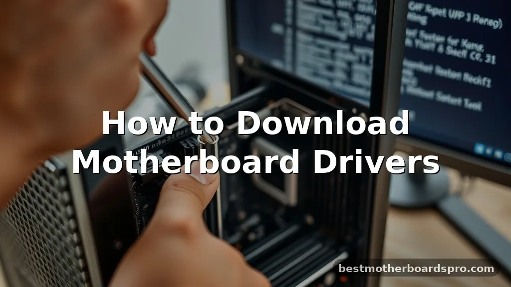 how to download motherboard drivers