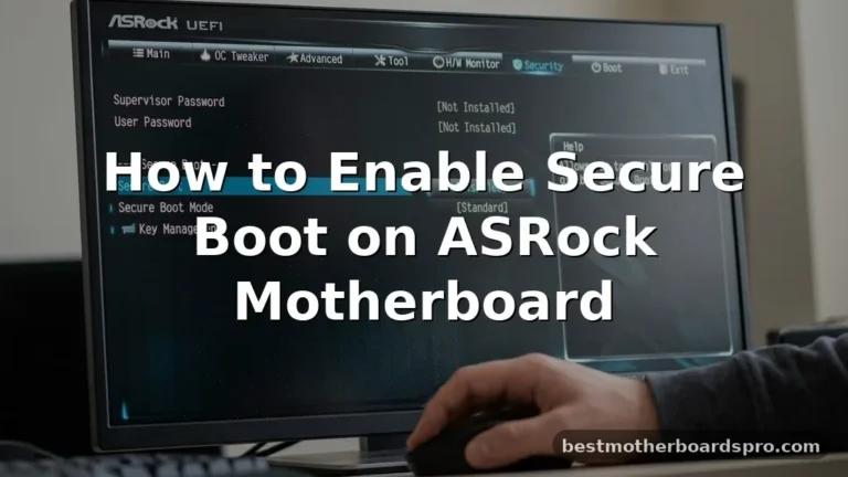 How to Enable Secure Boot on ASRock Motherboard