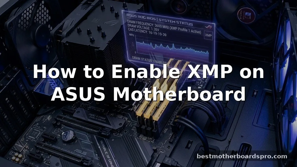 how to enable xmp on asus motherboard