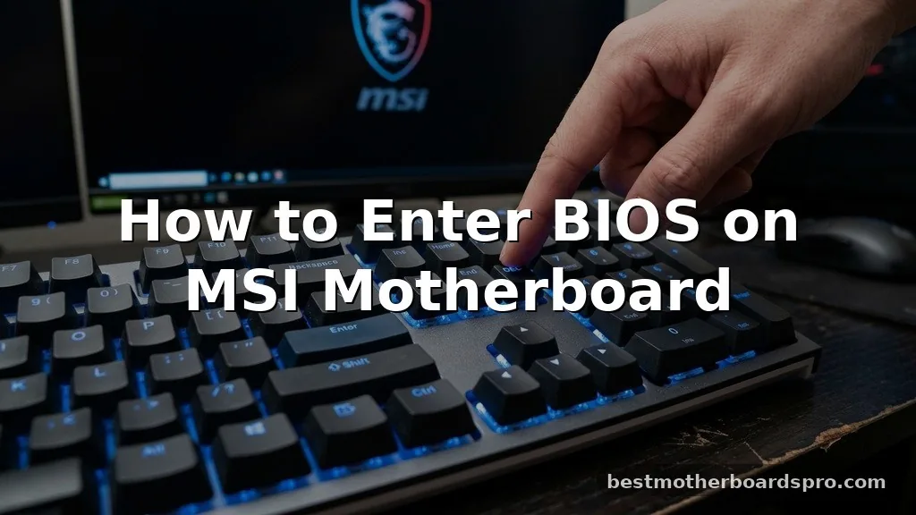 how to enter bios on msi motherboard