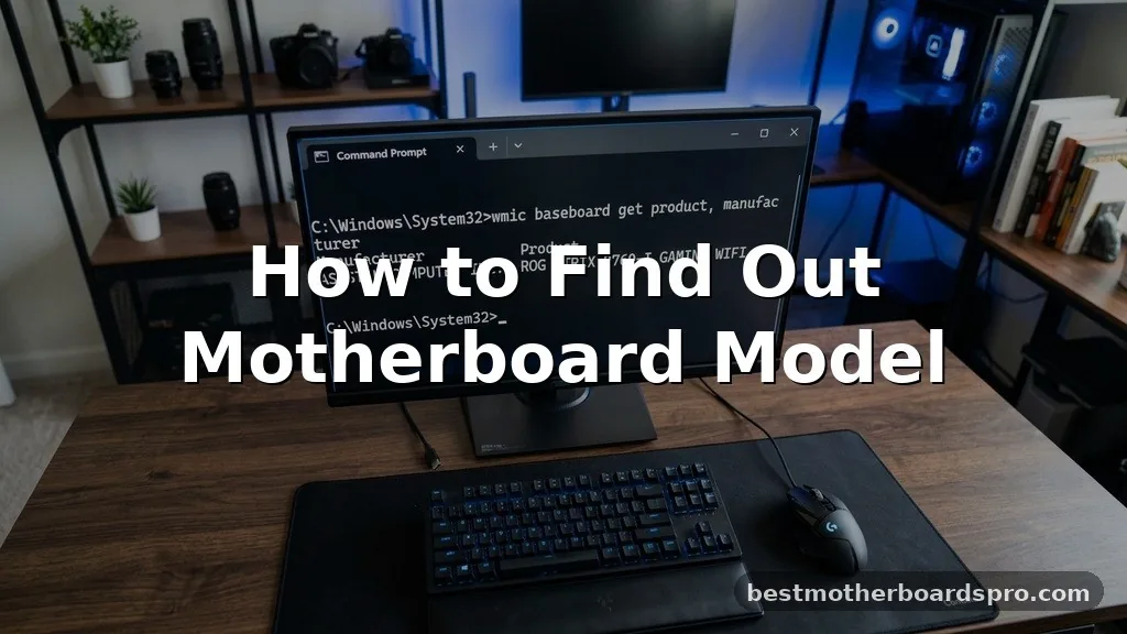 how to find out motherboard model