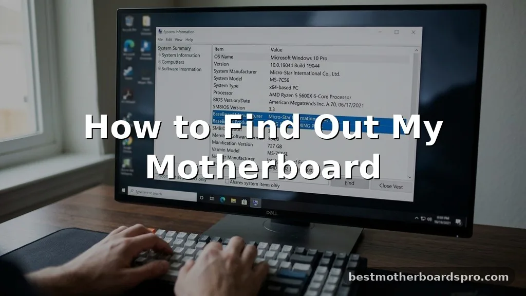 how to find out my motherboard